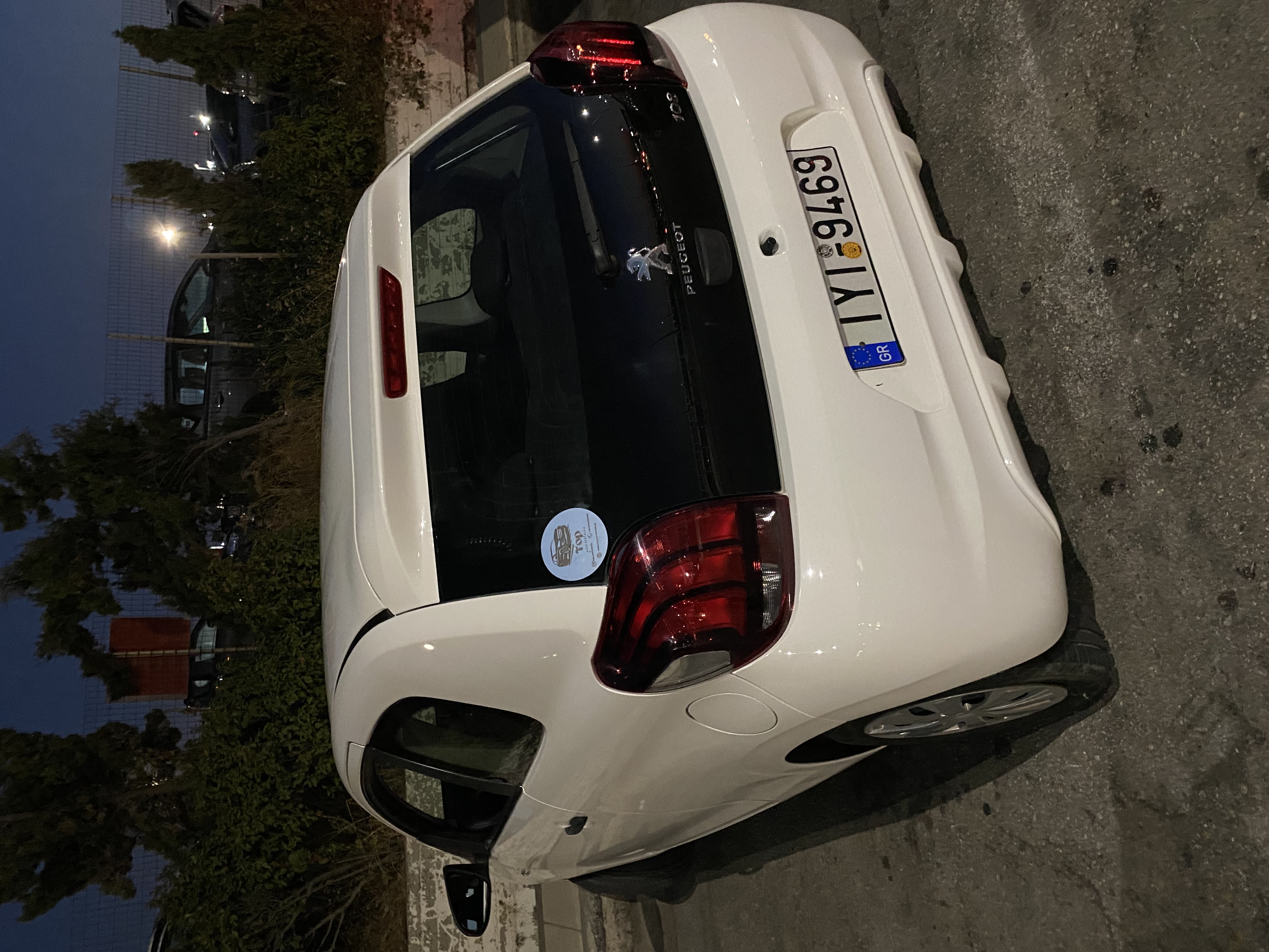 The Peugeot 108 2019 model which you can rent from Sync